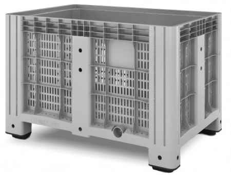 Контейнер iBox перфорированный на ножках, 1200x800x800 мм